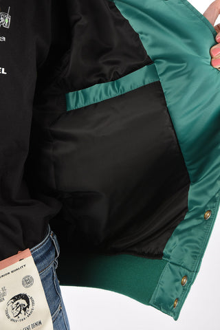 embroidered CL-J-ROSS-REV-O bomber with snap buttons