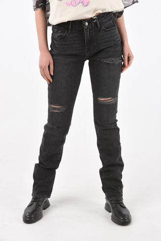 Distressed LE MINI BOOT Mid Rise Jeans