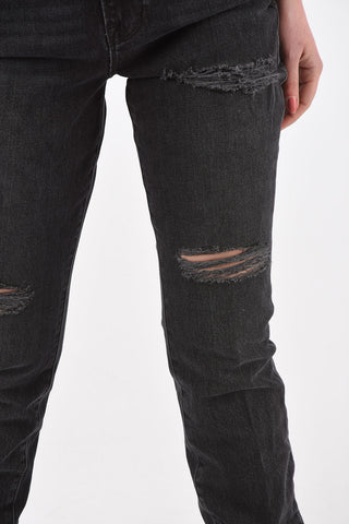 Jeans LE MINI BOOT in Denim Distressed
