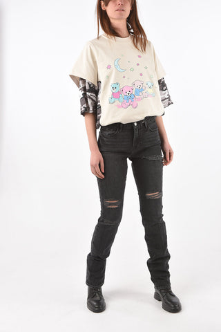 Distressed LE MINI BOOT Mid Rise Jeans