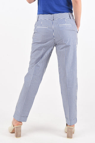 Striped Pants CLACX with Cuffed Hem