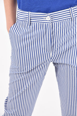 Striped Pants CLACX with Cuffed Hem