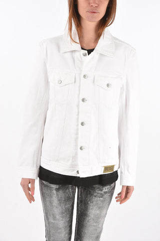 giubbotto NHILL-C1 in denim con taschini