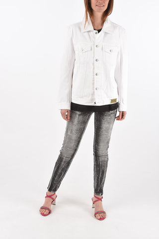 giubbotto NHILL-C1 in denim con taschini