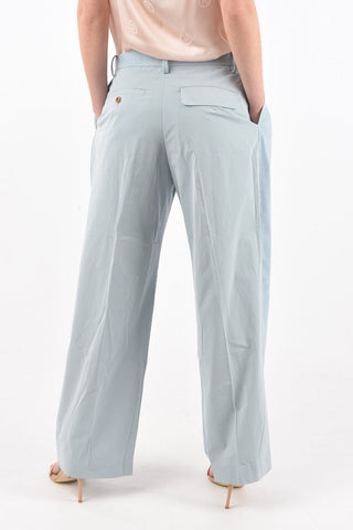 SUE high rise waist double pleat pants