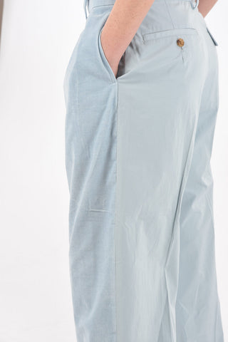 SUE high rise waist double pleat pants