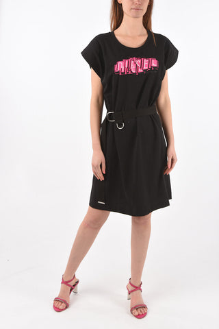 mini dress D-EASIEL with embroidery and belt