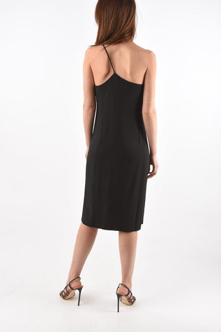 Single-sleeved Side Zip Dress