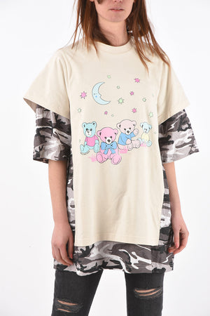 Double Leyer TEDDY Oversized T-shirt