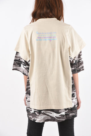 Double Leyer TEDDY Oversized T-shirt