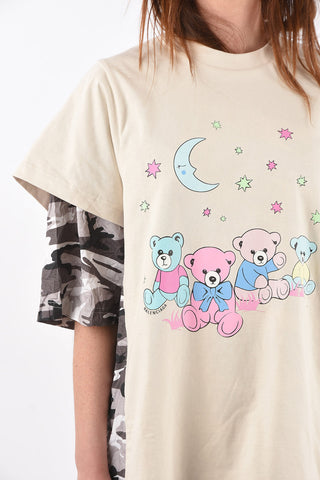 Double Leyer TEDDY Oversized T-shirt