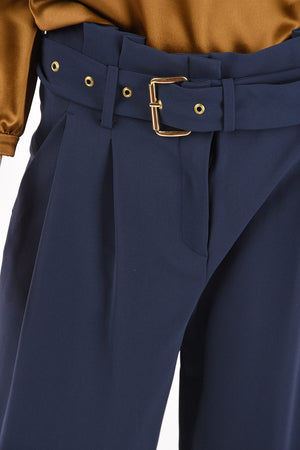 Candy-shaped Gaucho Pants with Belt