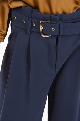 Candy-shaped Gaucho Pants with Belt