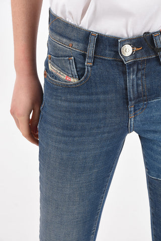 low waist D-EBBEY-GO bootcut jeans with Visible Stitchings L32