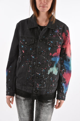 painted effect NHILL-C-SP denim jacket