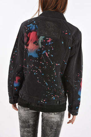 painted effect NHILL-C-SP denim jacket