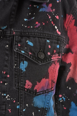 painted effect NHILL-C-SP denim jacket