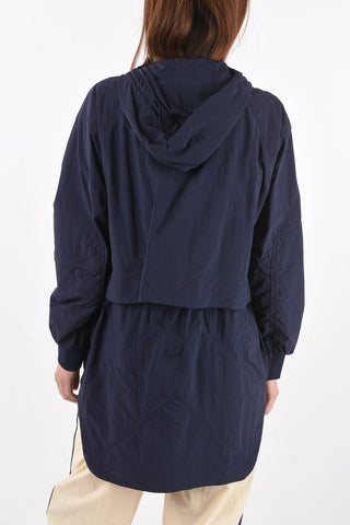Hooded KENZO CROSS Nylon Parka with Drawstring
