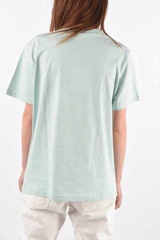 Crew Neck Embroidered Logo T-Shirt