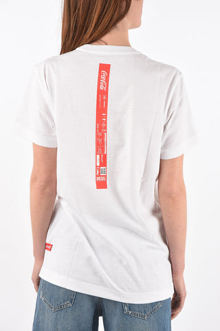 COCA COLA t-shirt girocollo CC-T-DIEGO con stampa sul dietro