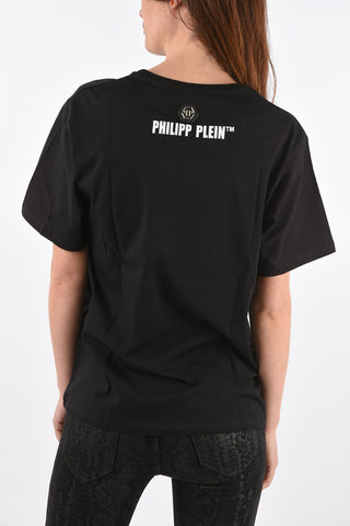 COUTURE crew-neck t-shirt with print