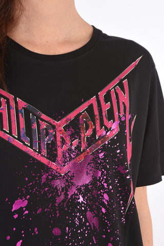 COUTURE crew-neck t-shirt with print