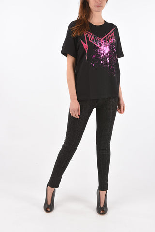 COUTURE crew-neck t-shirt with print