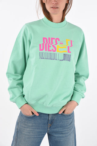 crew-neck sweatshirt F-ANG-K14 with print