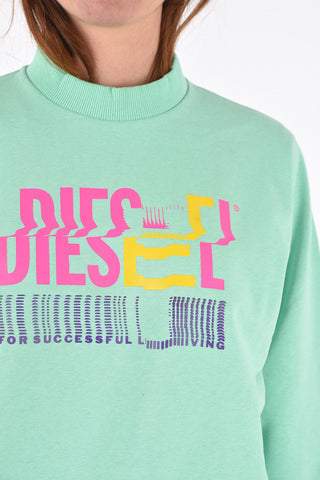 crew-neck sweatshirt F-ANG-K14 with print