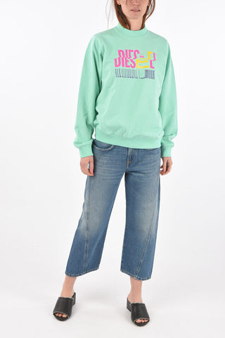 crew-neck sweatshirt F-ANG-K14 with print
