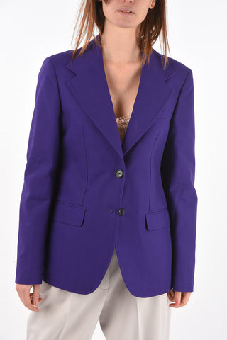 giacca a 2 bottoni slim fit uno spacco revers classico