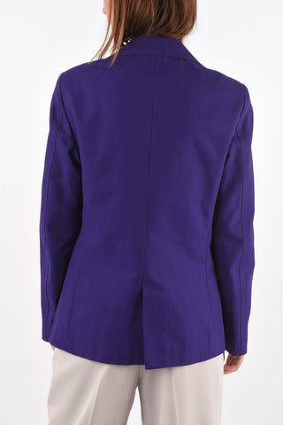 giacca a 2 bottoni slim fit uno spacco revers classico