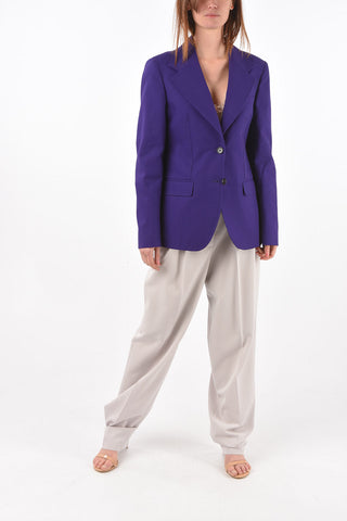 giacca a 2 bottoni slim fit uno spacco revers classico