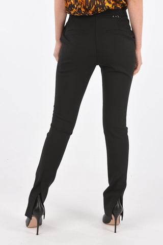 4 pockets tailored straight leg pants