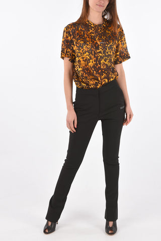 4 pockets tailored straight leg pants