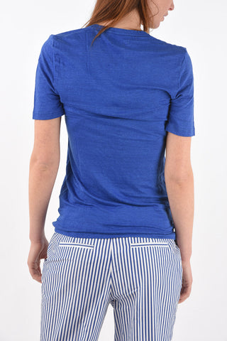 ETOILE T-shirt collo a V KRANGER in Lino