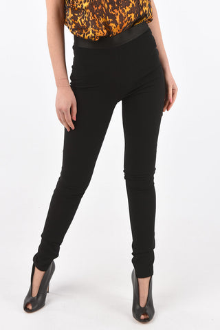 See-through straight leg leggings