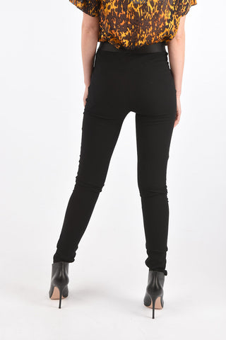 See-through straight leg leggings