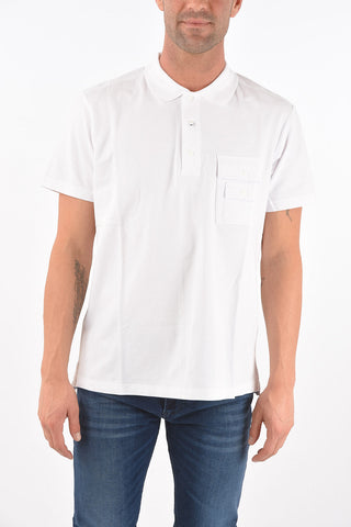 3 buttons T-TASK polo shirt with breast pocket