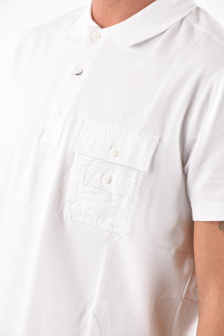 3 buttons T-TASK polo shirt with breast pocket