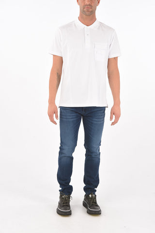 3 buttons T-TASK polo shirt with breast pocket