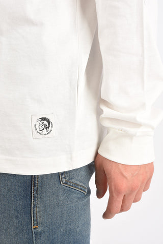 long sleeve T-JUST-LS-MOHI crew-neck t-shirt