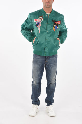 embroidered CL-J-ROSS-REV-O bomber with snap buttons