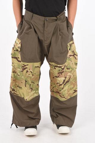 camouflage oversized cargo pants