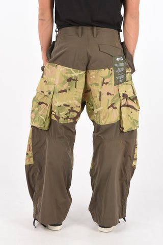 camouflage oversized cargo pants