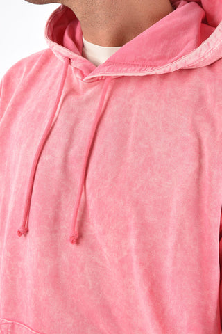 shaded effect S-UMMER-E2 sweatshirt with hood