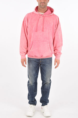 shaded effect S-UMMER-E2 sweatshirt with hood