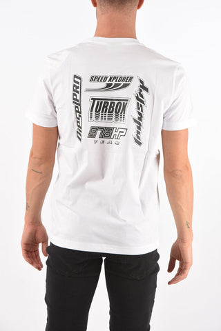 back printed T-DIEGOS-K42 crew-neck t-shirt