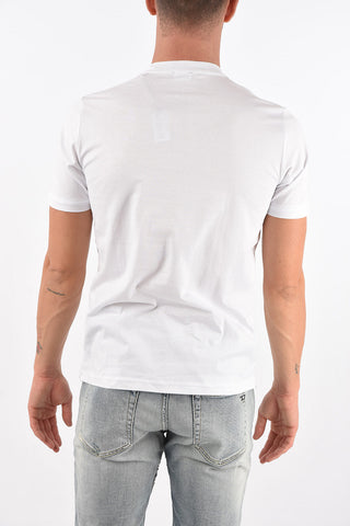 solid color cotton T-JUSTY crew-neck t-shirt