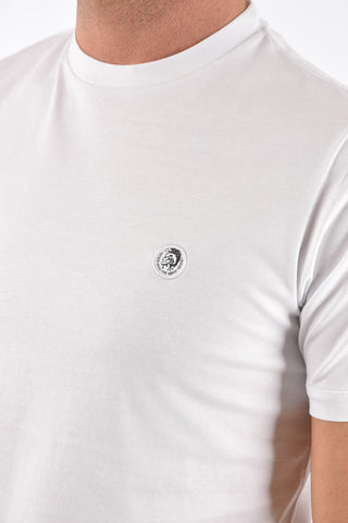 solid color cotton T-JUSTY crew-neck t-shirt